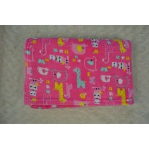 Baby Gear Owl Giraffe Elephant Baby Blanket Pink Yellow Blue Butterfly Flower